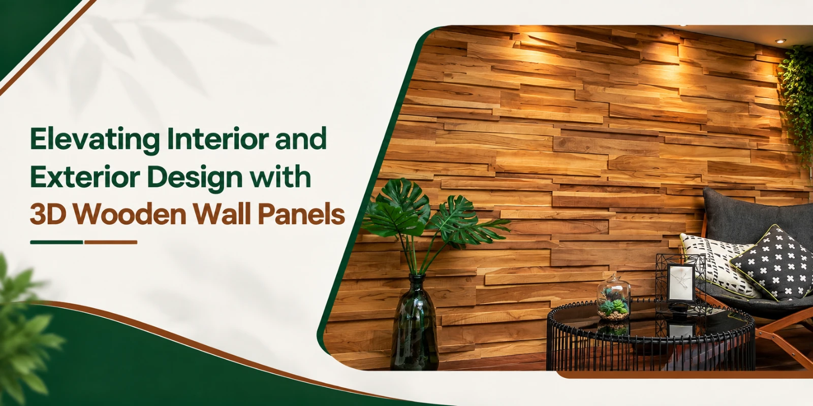 Elevating Interior and Exterior Design with 3D Wooden Wall Panels